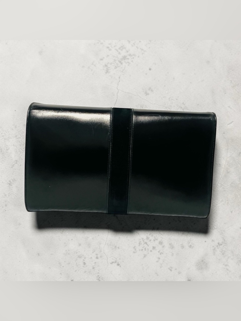 Gucci Vintage Interlocking GG Black Clutch/Crossbody Bag - Picture 3 of 15